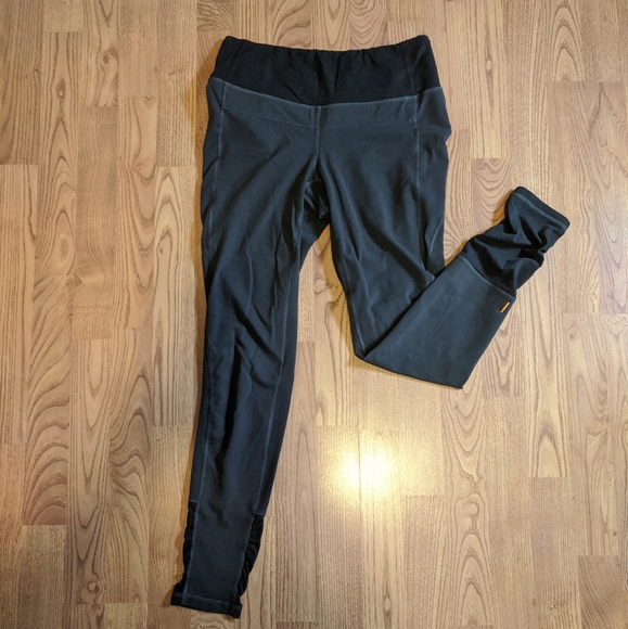 Lucy Pants - Lucy Perfect Core Gray Legging Black Ruched Ankle